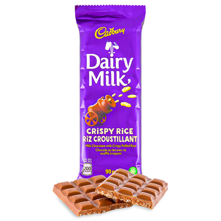 Cadbury Dairy Milk Crispy Rice Chocolate Bar 90g Cadbury Canada