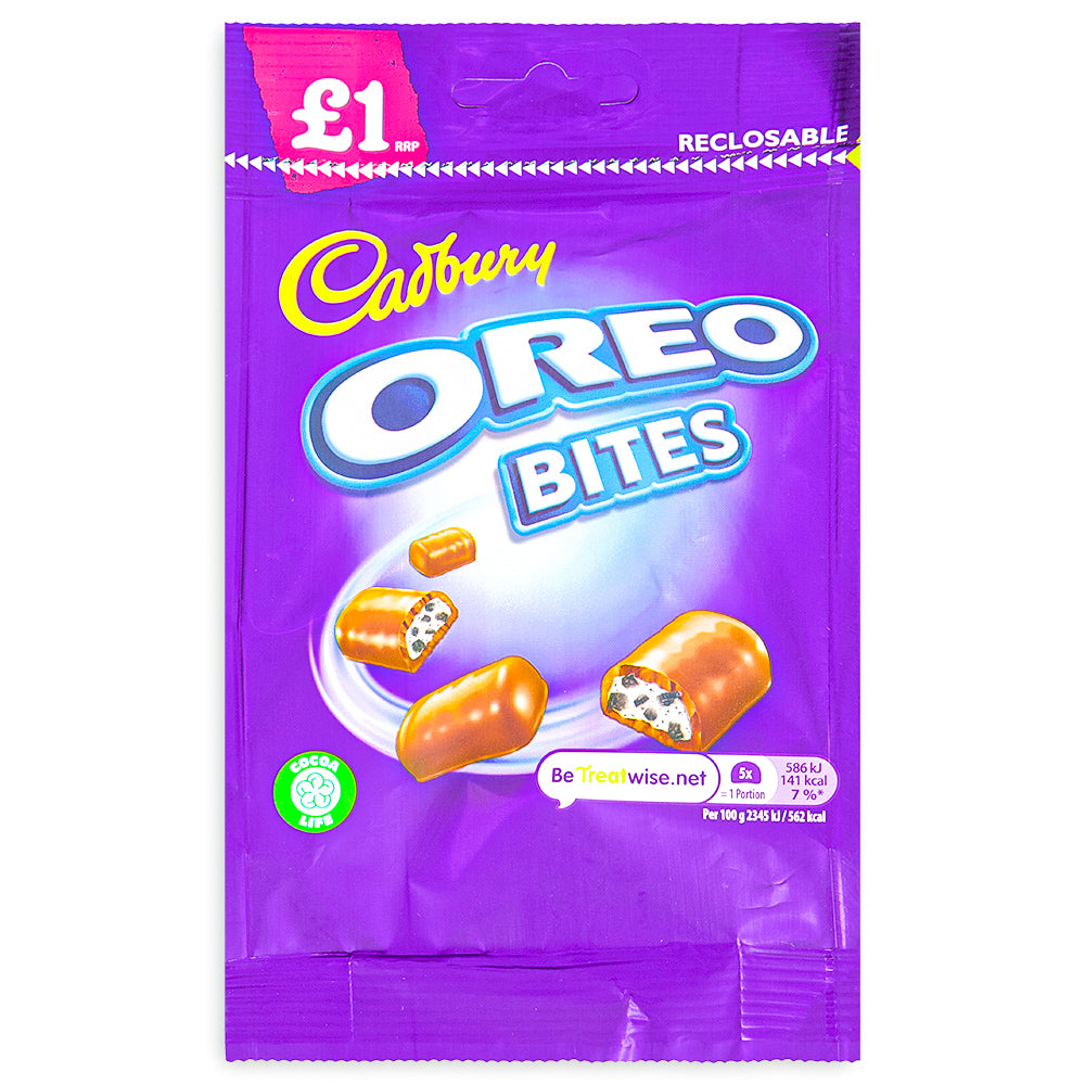 Cadbury Oreo Bites UK 95g Front