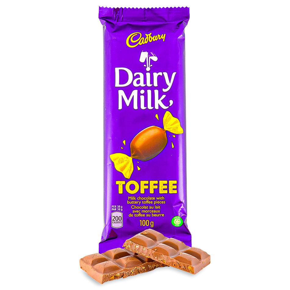 Cadbury Dairy Milk Toffee Chocolate Bar 100g Cadbury Canada