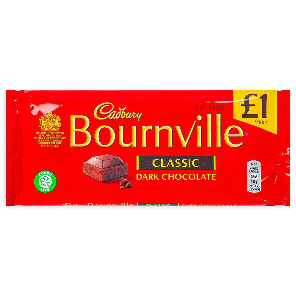 Cadbury Bournville Classic 100g Front