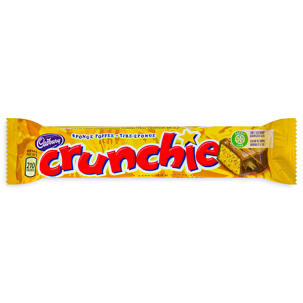 Crunchie Bar 44g Front Cadbury Canada