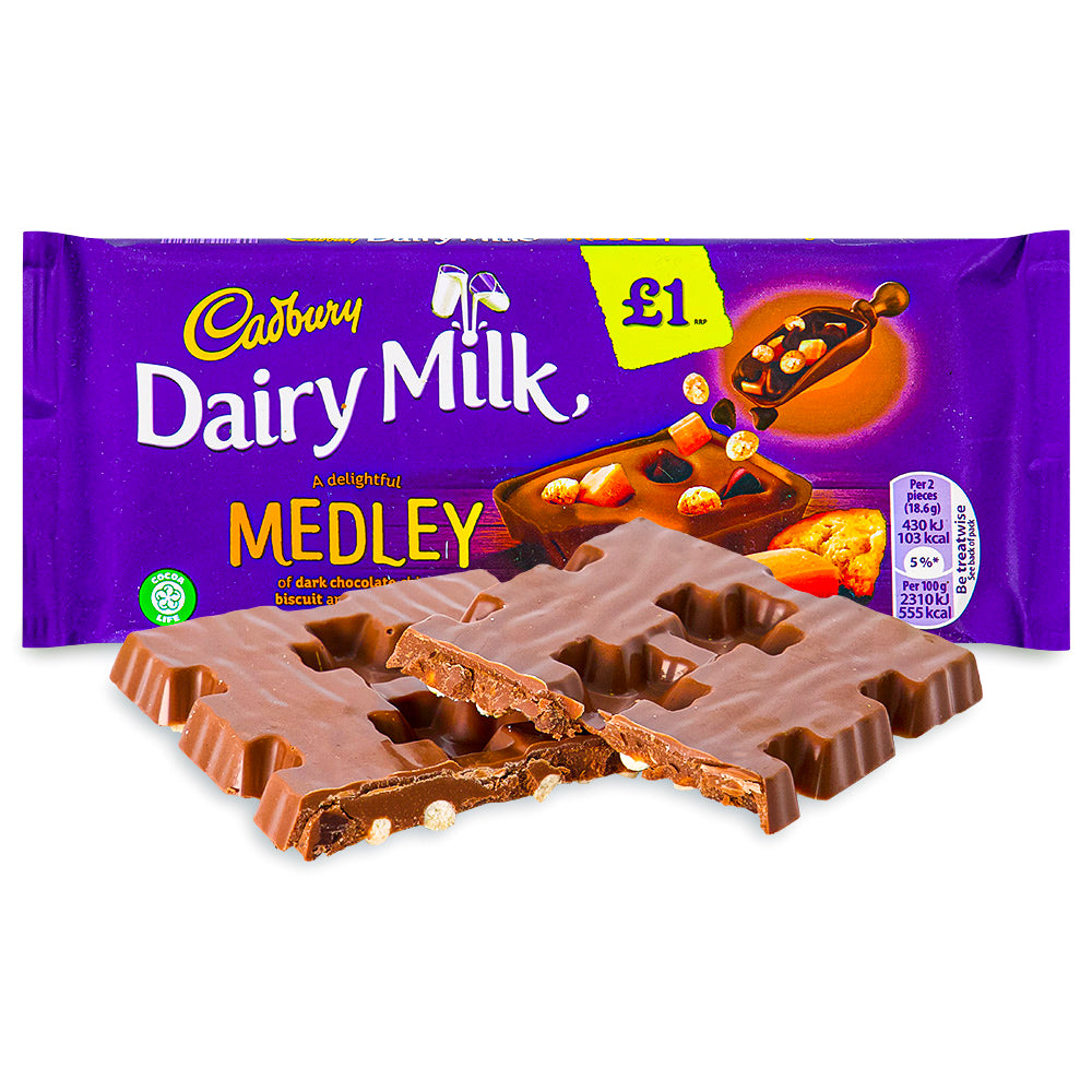 Cadbury Dairy Milk Medley Chocolate Bar UK