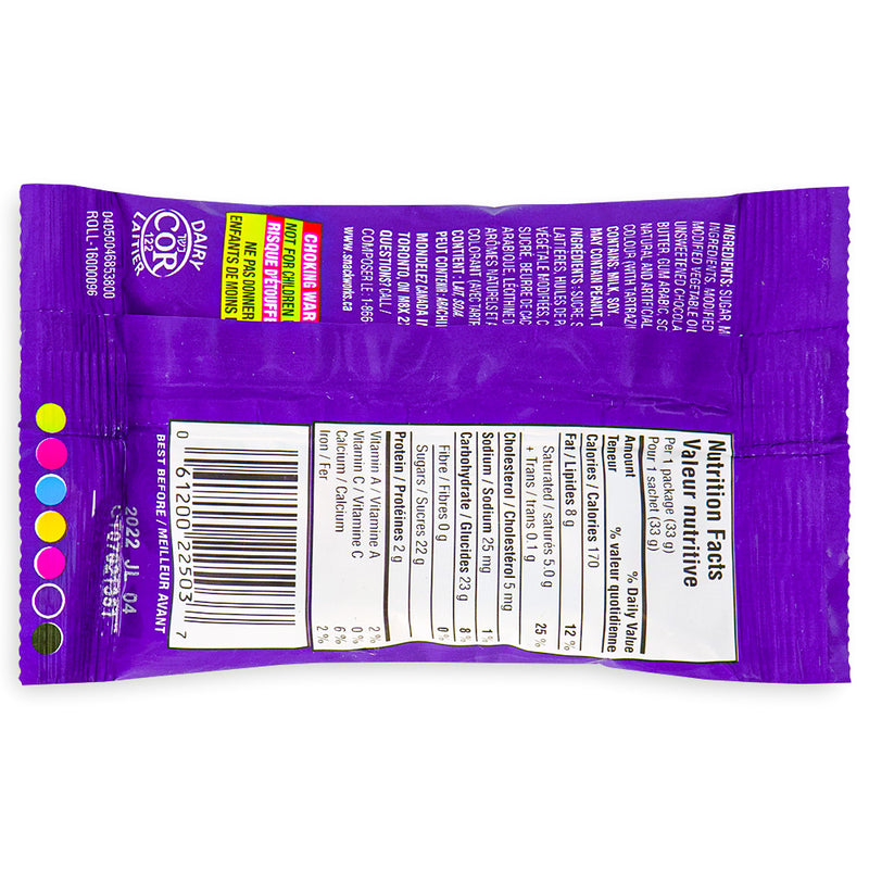 Cadbury Mini Eggs 33g Back