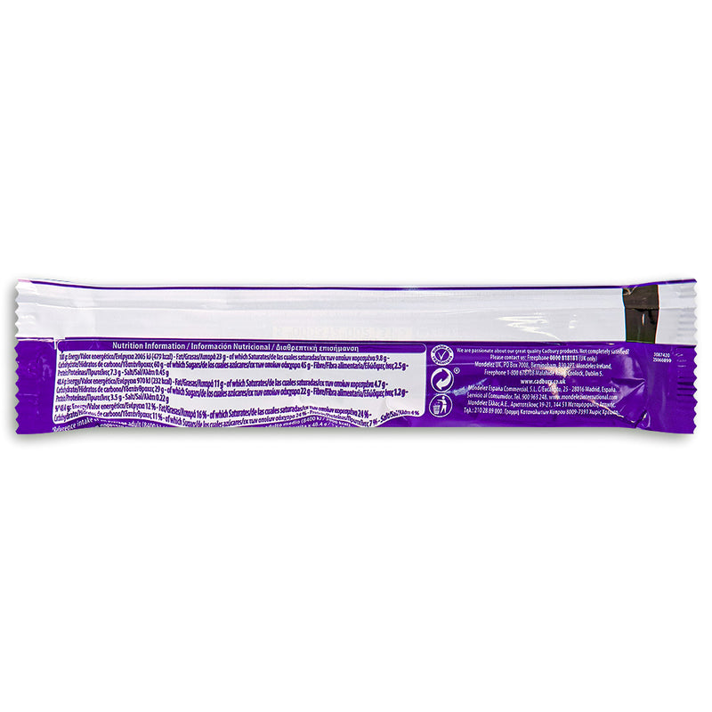 Cadbury Picnic UK 48g Back