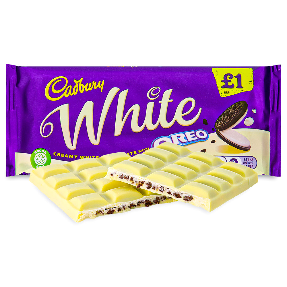 Cadbury Dairy Milk White Oreo UK 120g