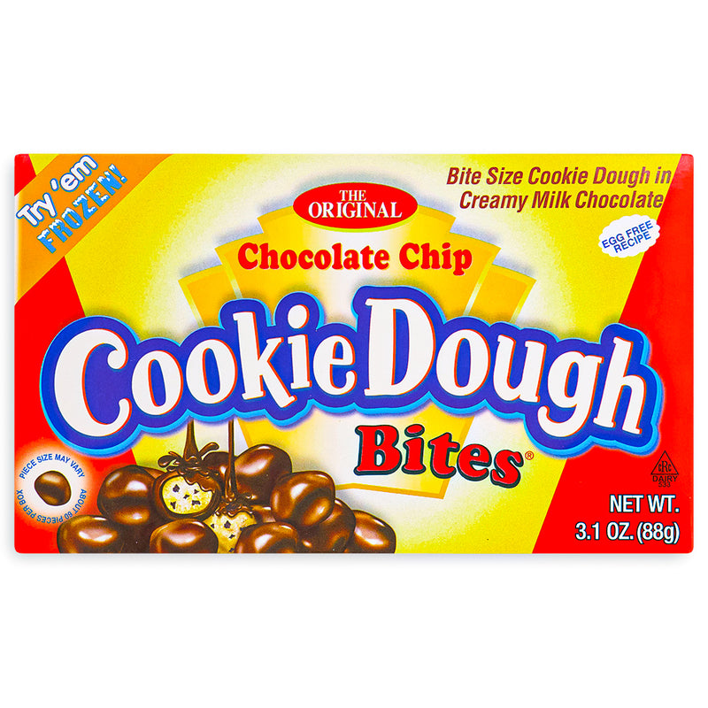 The Original Chocolate Chip Cookie Dough Bites 3.1oz Front