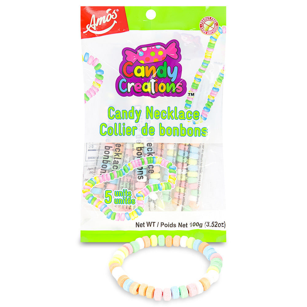 Candy Necklace 5 Pack 100g