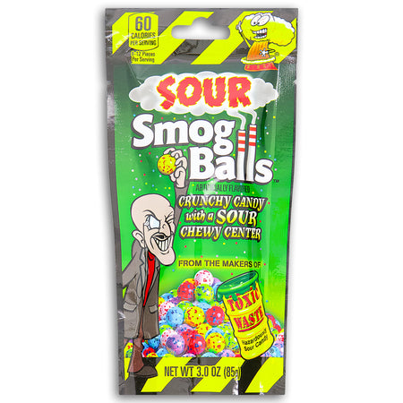 Toxic Waste Sour Smog Balls 85g Front