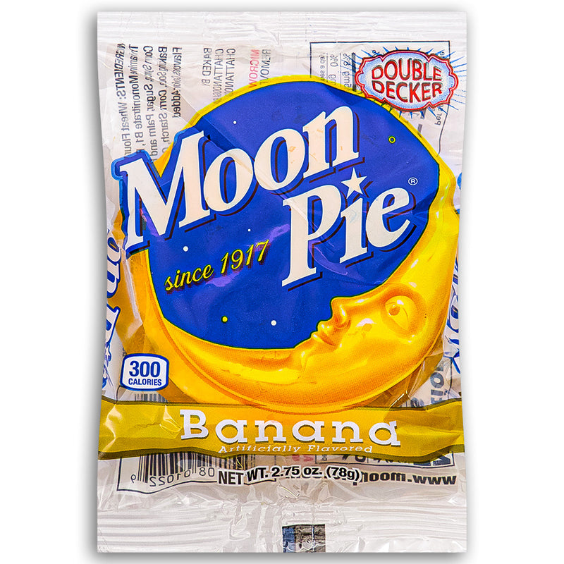 Moon Pie Double Decker Banana Marshmallow Sandwich 78g Front