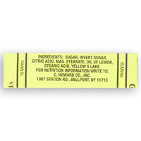 Choward's Lemon Mints 24g Back Ingredients