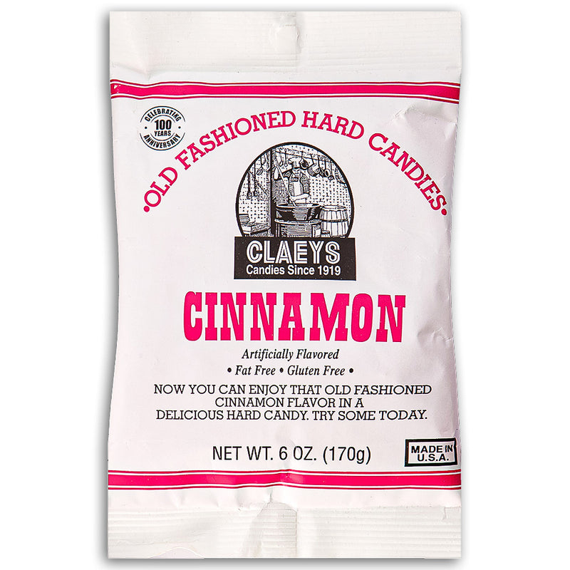 Claeys Cinnamon Old Fashioned Hard Candies 170g Front
