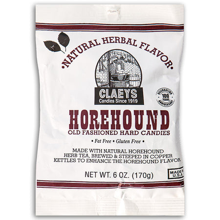 Claeys Horehound Old Fashioned Hard Candies 170g Front