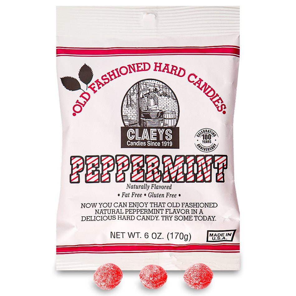 Claeys Peppermint Old Fashioned Hard Candies 170g
