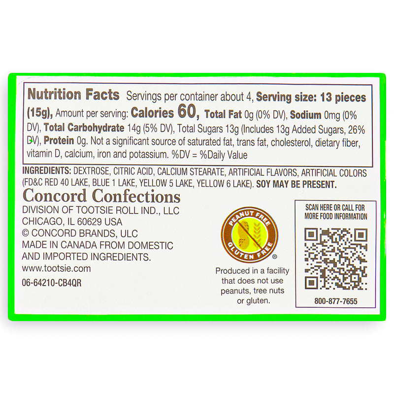 Cry Baby Tears Sour Candy 56g Back