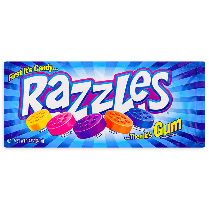 Razzles Candy 1.4 oz. Front