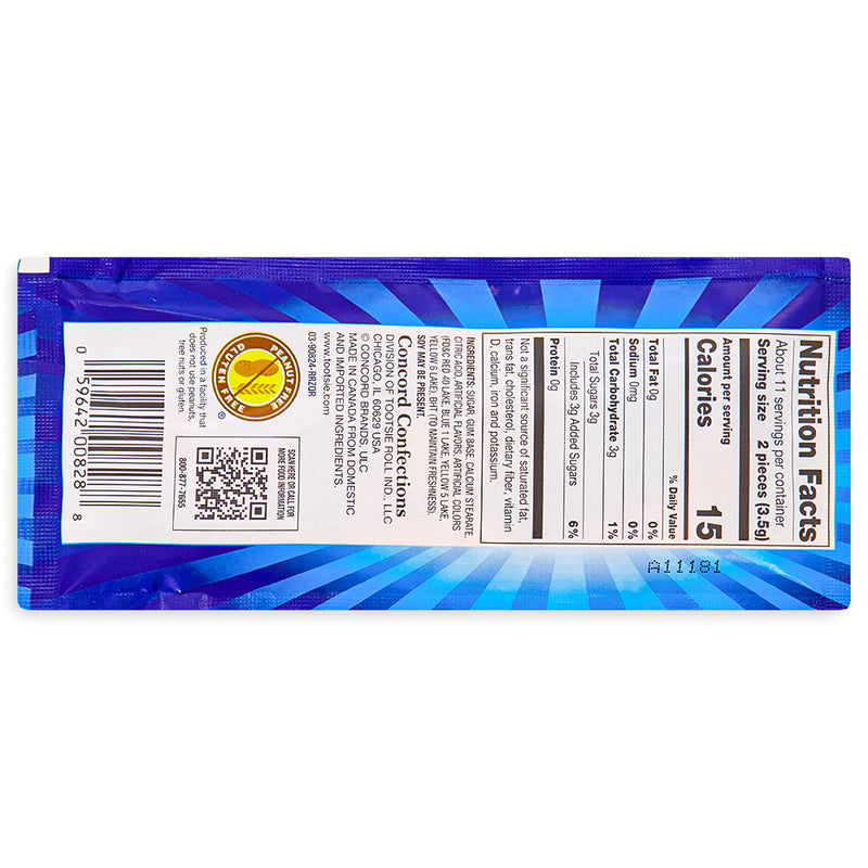 Razzles Candy 1.4 oz. Back