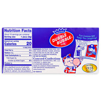 Dubble Bubble Gum Theatre Pack Back