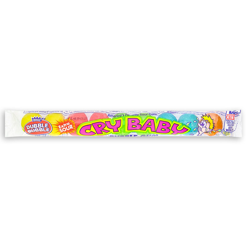 Cry Baby Sour Gumballs 9 PC Tube 47 g Front