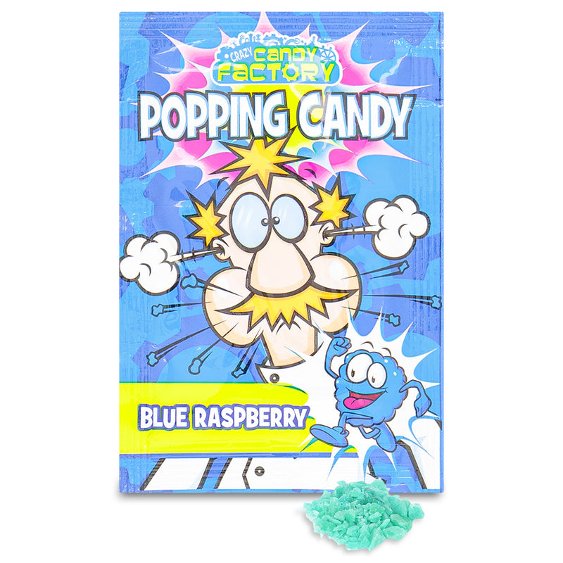 Crazy Candy Factory Popping Candy Blue Raspberry 7g
