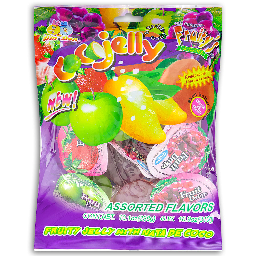 Fruity's Ju-C Jelly with Coconut 10.1oz Front