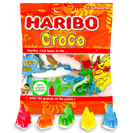 Haribo Croco Gummi Candy 120g