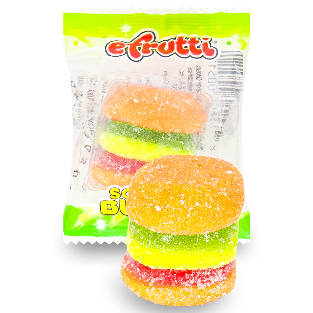 efrutti Gummi Sour Burger Candy 9g