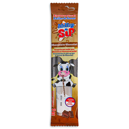 Milky Sip Magic Sipper Chocolate Straws 30g Front