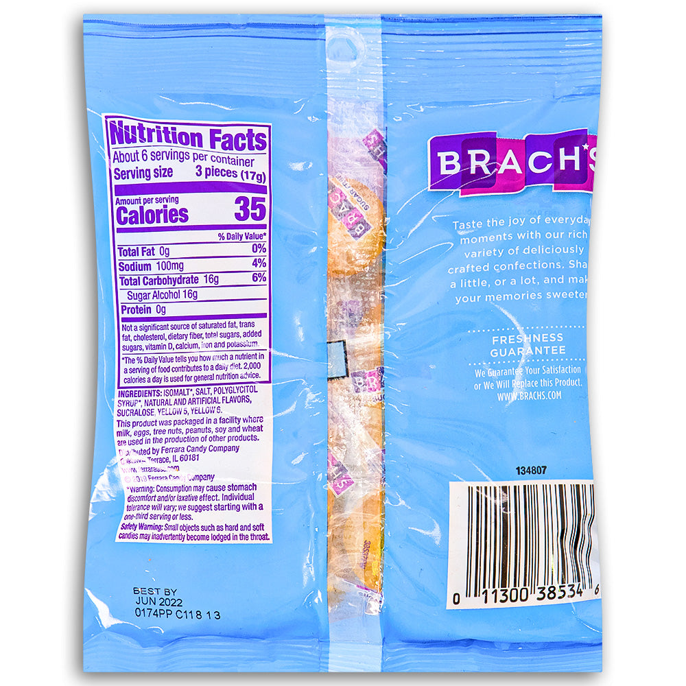 Brach's Sugar Free Butterscotch Back
