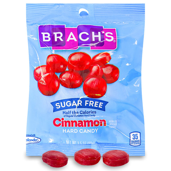 Brachs Sugar Free Cinnamon Hard Candy Individually Wrapped 4 Bags + 3.5 Oz  Each - خمام نیوز