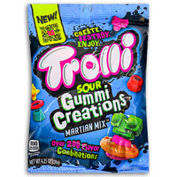 Trolli Gummi Creations Martian Mix 4oz Front