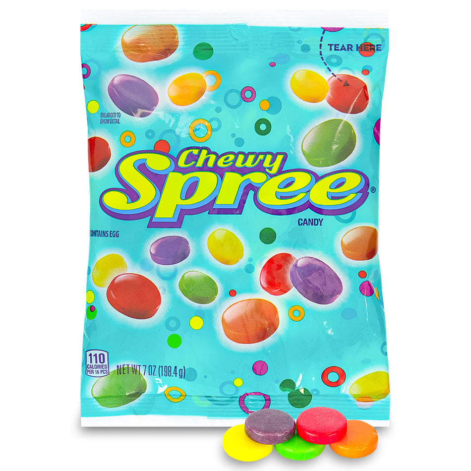 Chewy Spree Candy 7 oz Wonka Candy