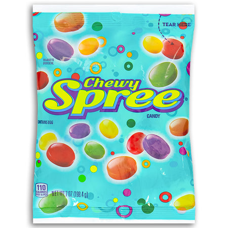Chewy Spree Candy 7 oz Front Wonka Candy