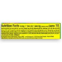 Fruit Stripe Gum 5 Juicy Flavors Back Ingredients