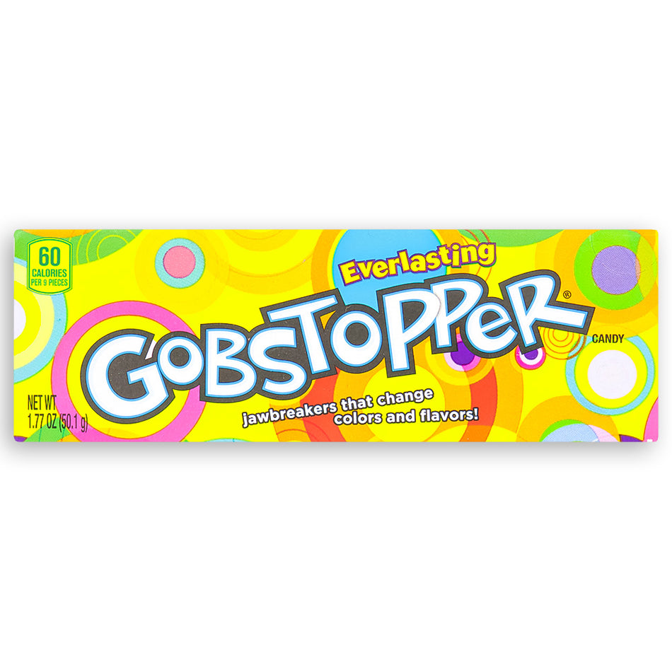 Everlasting Gobstopper Jawbreakers Candy 1.77oz Front