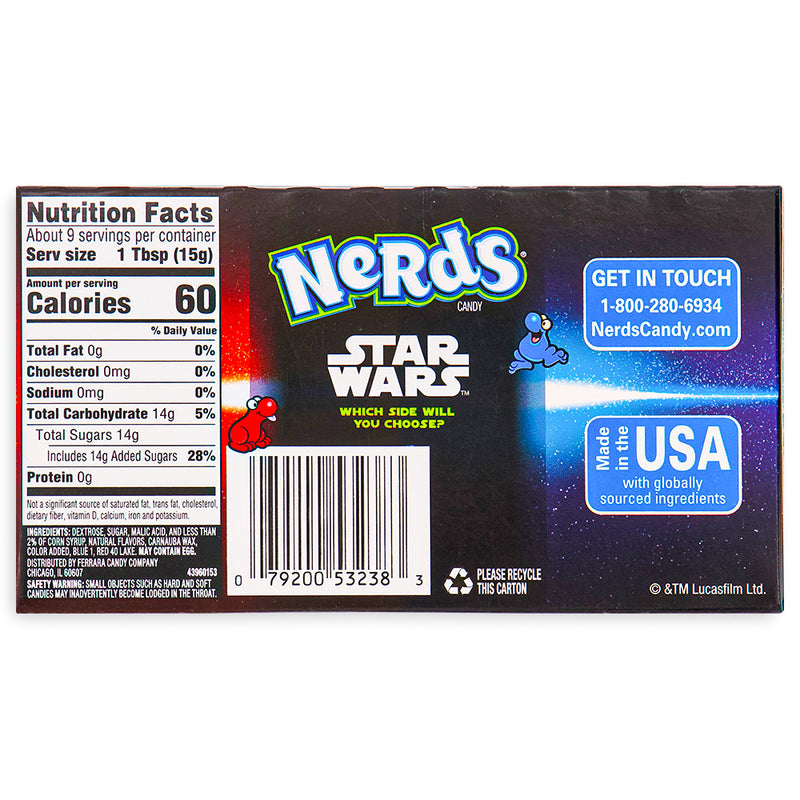 Nerds Candy Star Wars Theater Pack Back