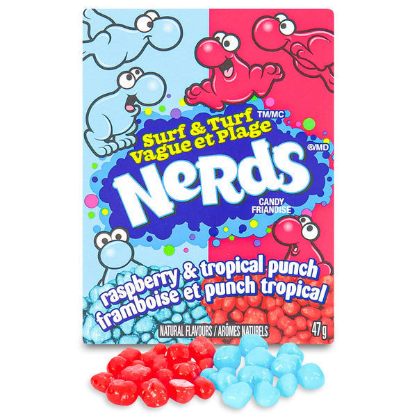 Nerds Candy Surf & Turf Raspberry/ Tropical Punch 47g