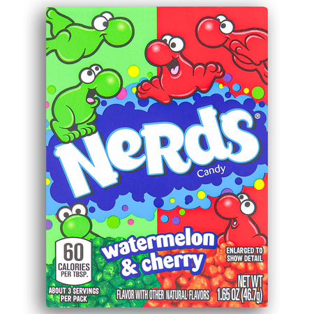 Nerds Candy Watermelon & Cherry 1.65 oz Front