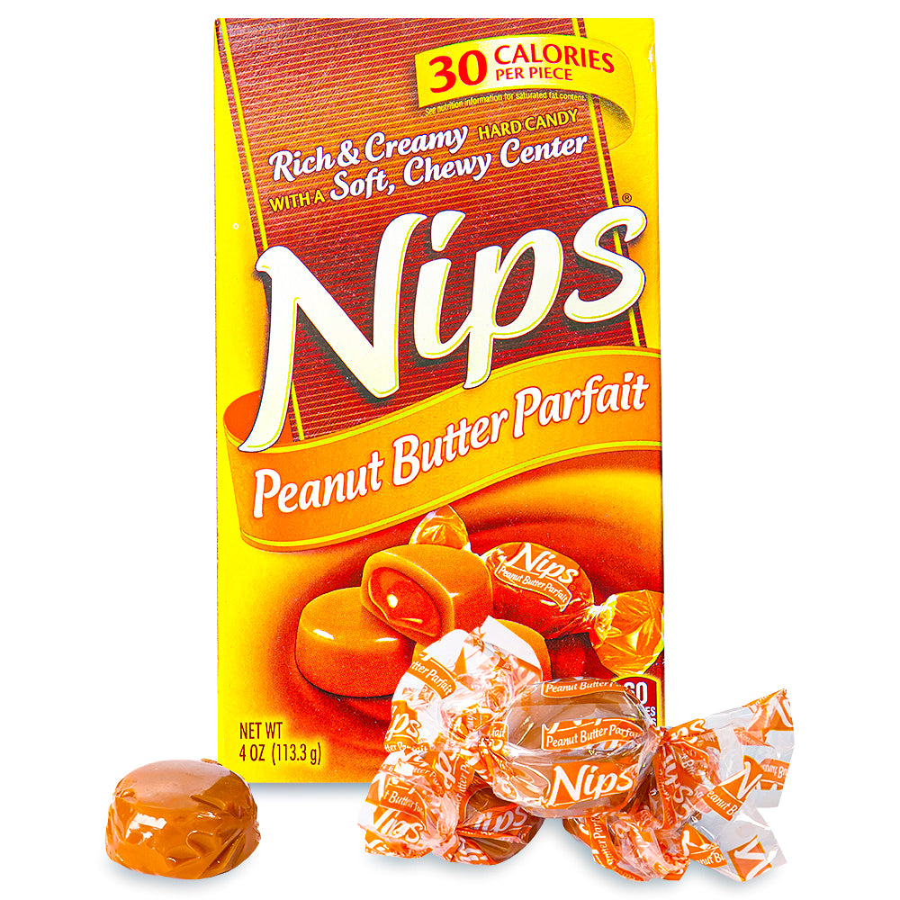 Nips Peanut Butter Parfait Hard Candy