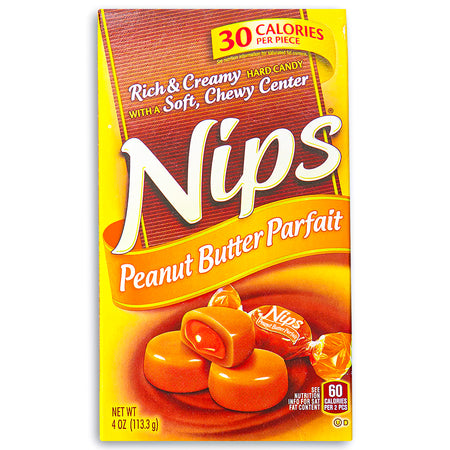 Nips Peanut Butter Parfait Hard Candy Front