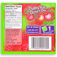 Lik-M-Aid Fun Dip Candy .43 oz Back Ingredients