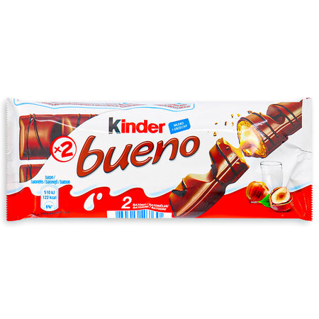 Kinder Bueno Chocolate Bar Front
