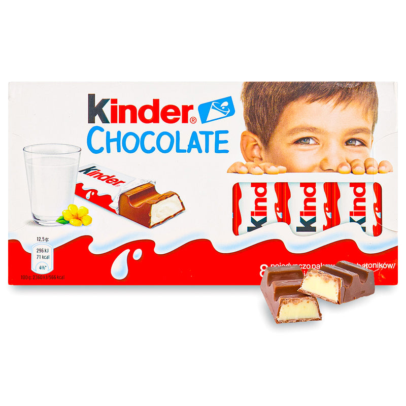 Kinder Chocolate 8 Bars 100g