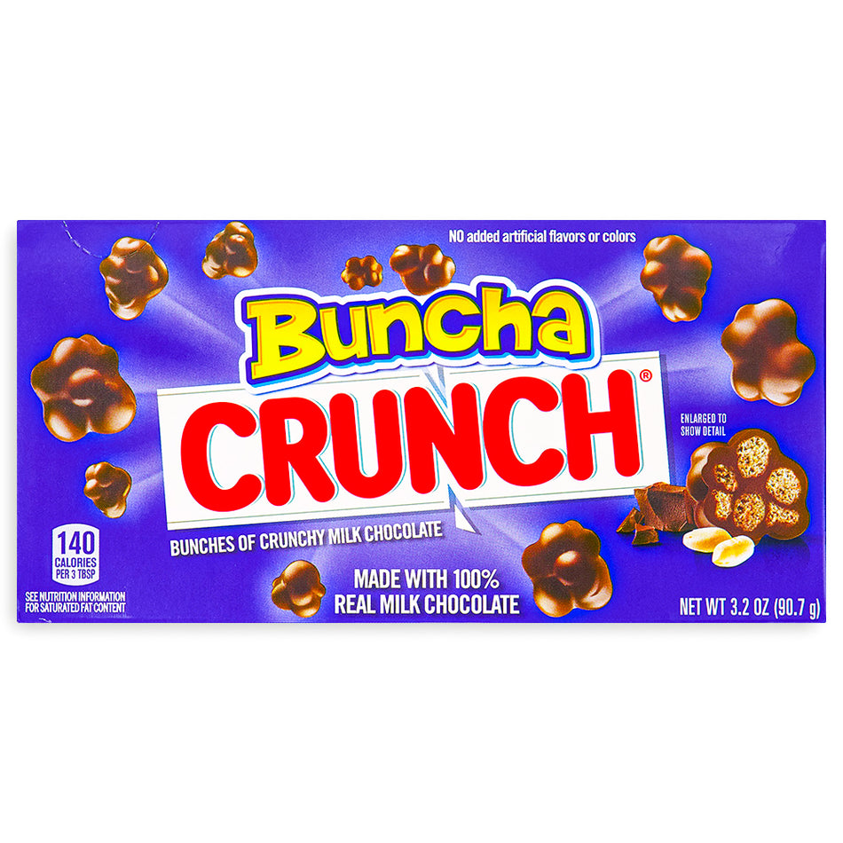 Buncha Crunch Theater Pack | Old Fashioned Candy-1930s Movie time Candy Front