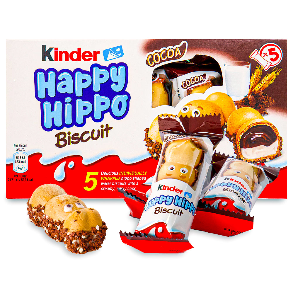 Kinder Happy Hippos Cocoa Cream 5 PACK Candy Funhouse Candy Funhouse CA kinder-happy-hippos-cocoa-cream-5-pack-candy-funhouse-candy-funhouse-ca