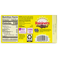 Raisinets Dark Chocolate Theater Pack Back