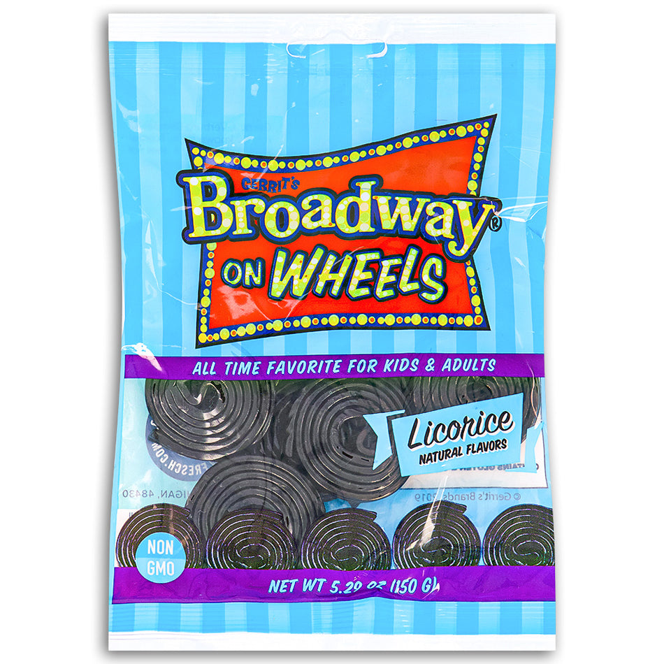 Gerrit's Broadway on Wheels Black Licorice Wheels Front