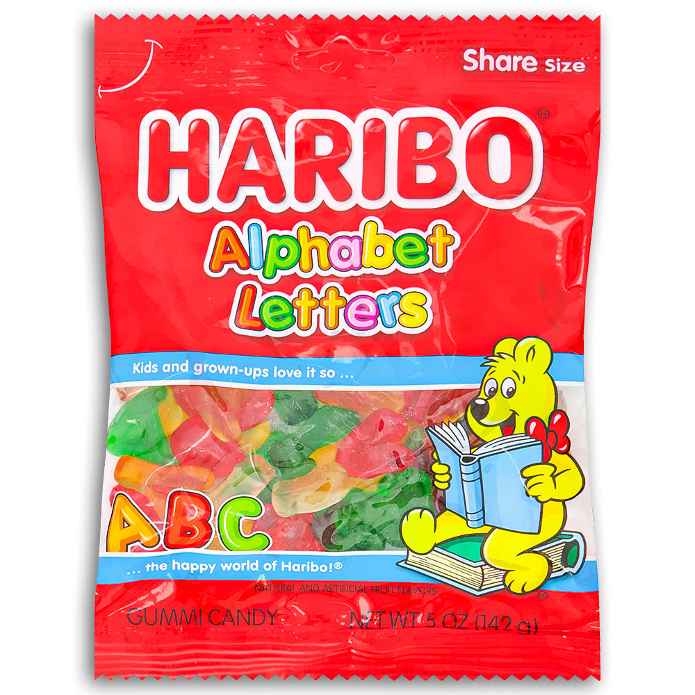 Haribo Alphabet Letters Gummy Candy | Candy Funhouse – Candy