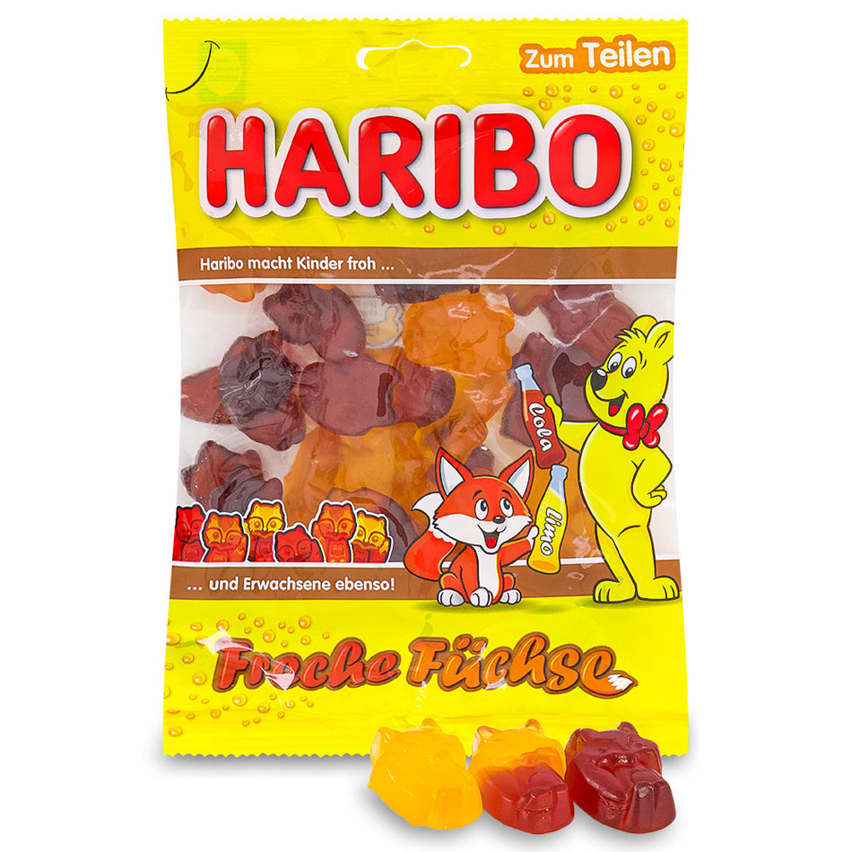 Haribo Frecha Fuchse Naught Foxes Gummy Candy 200g