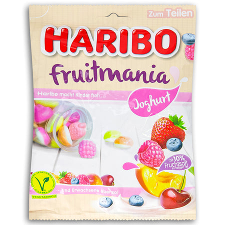 Haribo Fruitmania Joghurt 175g Front