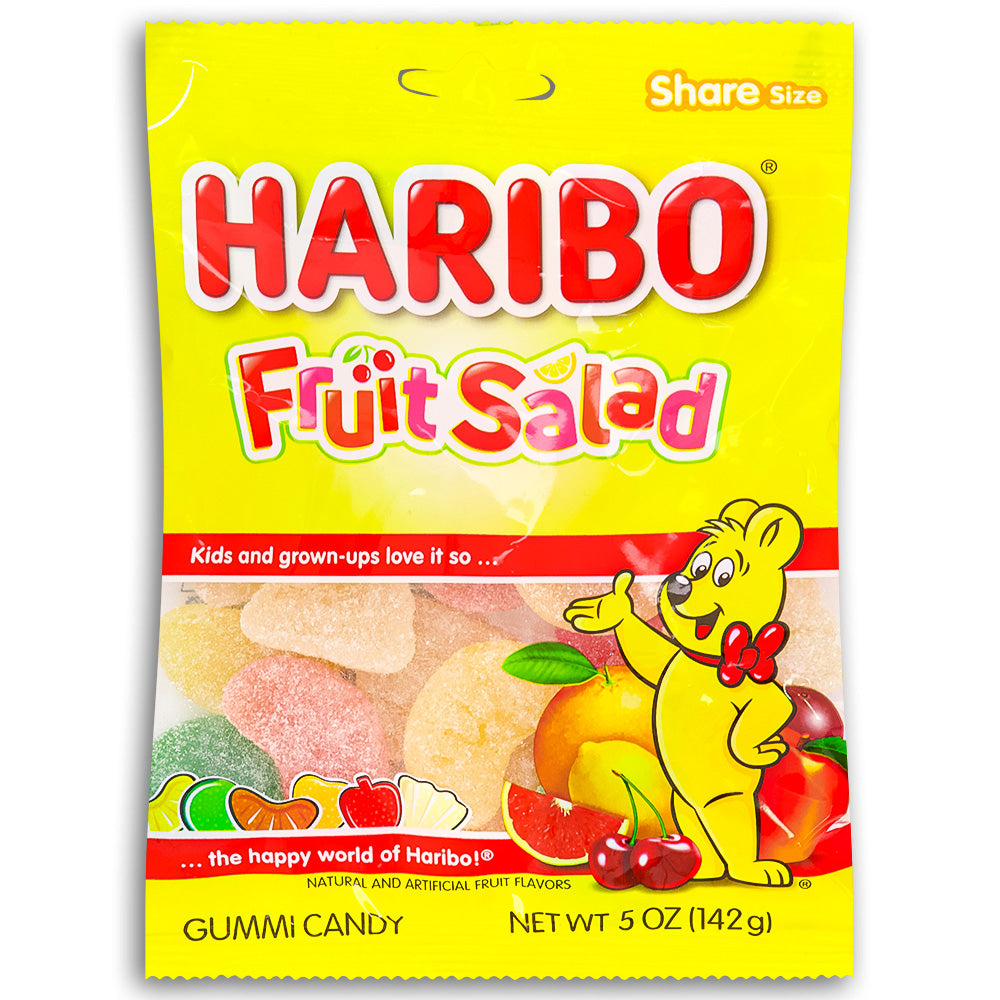 Haribo Fruit Salad Gummy Candy 142g Front